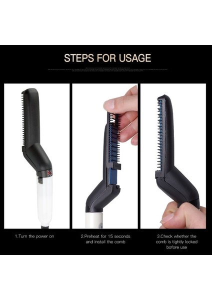 Yeleğinizi Dakikalar Içinde Ehlileştirin: Erkekler Için 5'i 1 Arada Sakal ve Saç Düzleştirme Fırçası (Yurt Dışından) fiyatları
