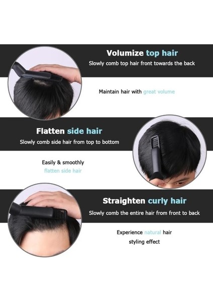 Yeleğinizi Dakikalar Içinde Ehlileştirin: Erkekler Için 5'i 1 Arada Sakal ve Saç Düzleştirme Fırçası (Yurt Dışından) modelleri