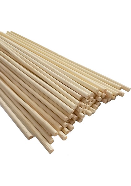 50 Adet Ahşap Bitki Büyümek Destek Bambu Bitki Çubukları Çiçek Sopa Kamışı Standı Güneş Işığı Süper Mağaza (Yurt Dışından)