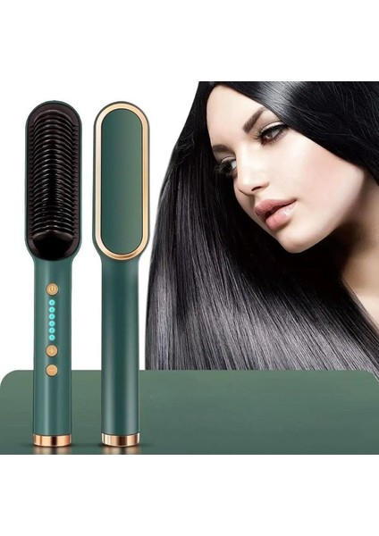 Kızlar Için Elektrikli Profesyonel Saç Düzleştirme Fırçası, Erkekler Için Doğrultma Fırçası, Tarak (Yurt Dışından) fırsatları