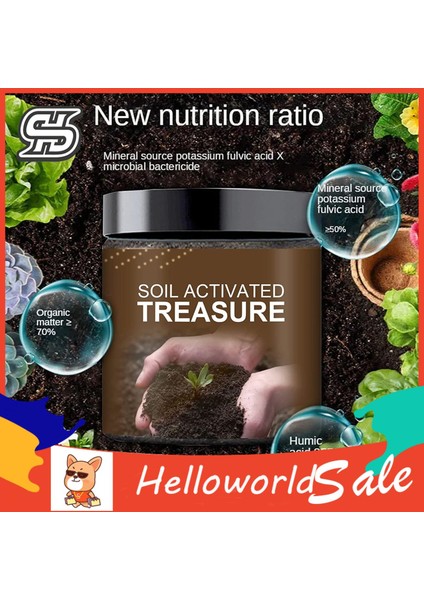 Helloworld Toprakla Etkinleştirilen Essence Kuraklığa Dayanıklı Toprakla Etkinleştirilen Hazine Aktivatörü (Yurt Dışından)