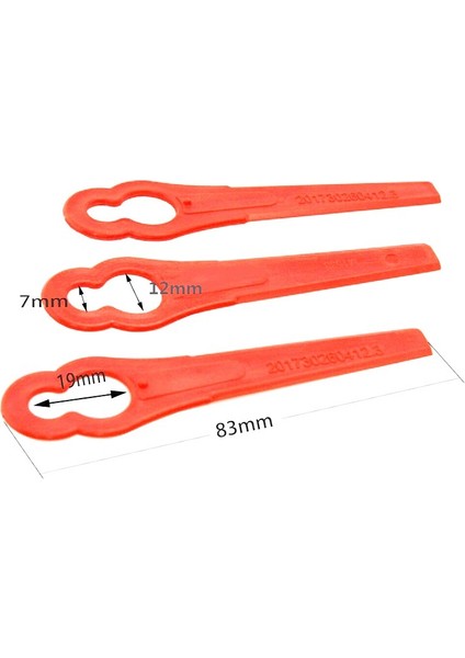 Dası 50/100 Adet Yedek Plastik Bıçaklar Bahçe Çim Bahçe Biçme Bıçakları Bahçe Aksesuarları Aracı (Yurt Dışından) modelleri