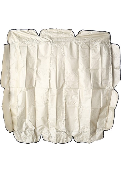 Salıncak Gölgelik Üst Kapak Yedek Gölgelik Bahçe Dış Mekan Sundurma Denge Kapağı (Bej 55X47X7 Inç) (Yurt Dışından)