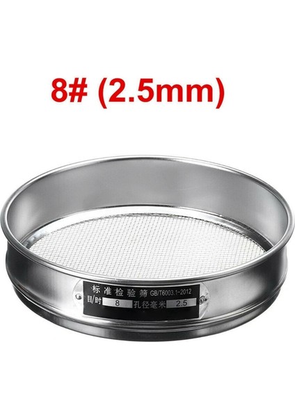 2x Ağır Hizmet Tipi Bahçe Bilmece Elek Örgü Toprak Eleme Kompost Tohum Tepsisi Bahçe Alet-8 (2.5mm) (Yurt Dışından)