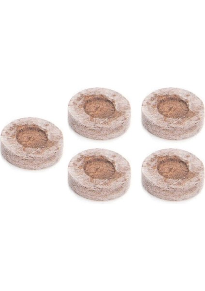 5 Adet 30MM Turba Tohumu Başlangıç Tapaları Palet Dikim Fidesi Toprak Blok - Kahverengi (Yurt Dışından)