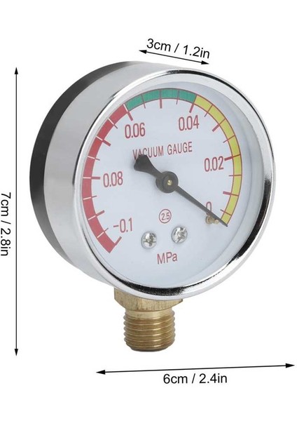 Boba G1/4 Erkek Konu Sağımcı Vakum Regülatörü Ölçer Sağım Makinesi Aksesuarı -0.1-0mpa (Yurt Dışından)