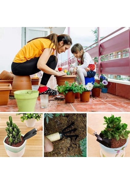3'lü Set Mini Bahçe Aleti El Dikim Aletleri Küçük Kürek Tırmık Kürek (Yurt Dışından) modelleri