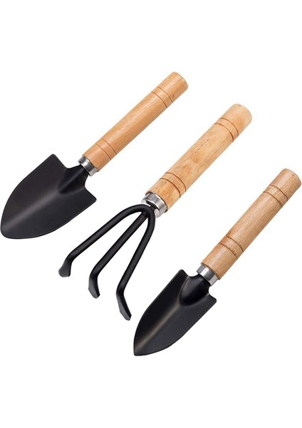 3'lü Set Mini Bahçe Aleti El Dikim Aletleri Küçük Kürek Tırmık Kürek (Yurt Dışından) fırsatları