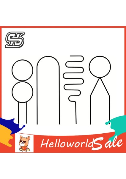 Helloworld Bitki Tırmanma Desteği Universal Pothos Hoya Tırmanma Tesisleri Destek Hissesi (Yurt Dışından)