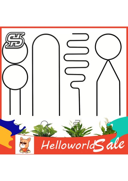 Helloworld Bitki Tırmanma Desteği Universal Pothos Hoya Tırmanma Tesisleri Destek Hissesi (Yurt Dışından)