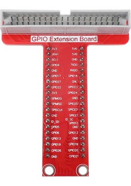 4x Rpi Gpıo Breakout Genişletme Kartı + Şerit Kablo + Montajlı T Tipi Gpıo Adaptörü 20 cm FC40 40PIN Düz Şerit Kablo (Yurt Dışından)