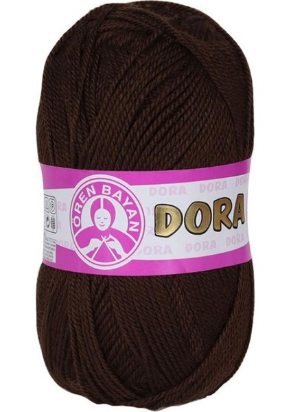Dora Örgü Ipi Koyu Kahverengi (083)