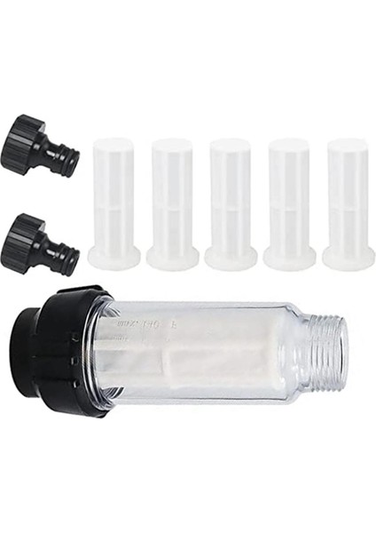 Su Ön Filtresi-1 x Su Filtresi 5 x Filtre 2 x Hızlı Adaptör-Beyaz (Yurt Dışından)