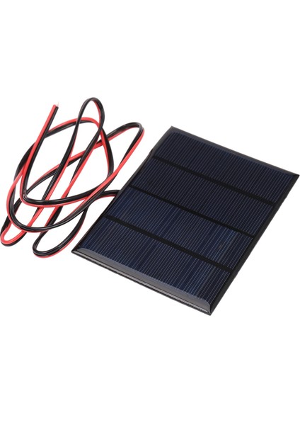1m Telli 1.5W 12V Mini Güneş Paneli Küçük Hücre Şarj Cihazı (Yurt Dışından)