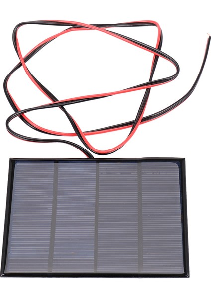 1m Telli 1.5W 12V Mini Güneş Paneli Küçük Hücre Şarj Cihazı (Yurt Dışından)