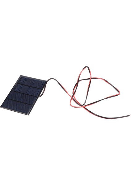 1m Telli 1.5W 12V Mini Güneş Paneli Küçük Hücre Şarj Cihazı (Yurt Dışından)