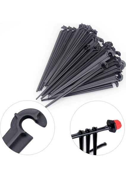 / 7mm Hortum Sabitleme ÇERÇEVESI-200*BAHÇE Destek Çubuğu-Siyah (Yurt Dışından) modelleri