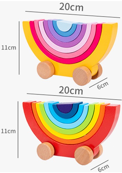 Childrenworld Blok Istifleme Oyuncak Ilginç Renkli Bloklar Masa Oyunları Eğitici Oyuncak (Yurt Dışından)