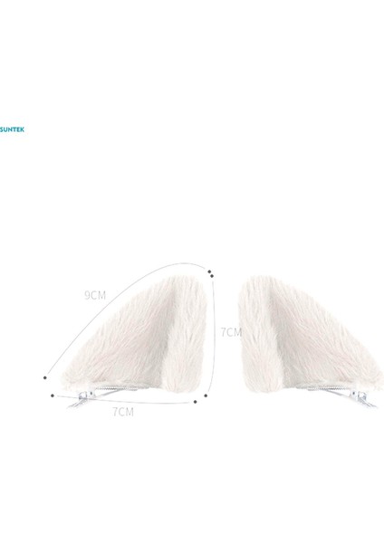 Cosplay Peluş Kedi Kulak Saç Klipleri Dekorasyon Anime Hayvan Kafa Bandı Yavru Kulaklar Tokalarım Parti Cadılar Bayramı Giydirme Için Firkete Kadın Çocuk, Beyaz (Yurt Dışından) fırsatları