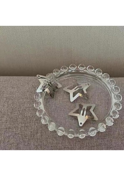 2/10 Adet Gümüş Yıldız Bb Tokalar Kızlar Y2K Sevimli Yıldız Tokalarım Kadınlar Basit Basmalı Klips Metal Headdress Takı Saç Aksesuarları (Yurt Dışından) indirimleri