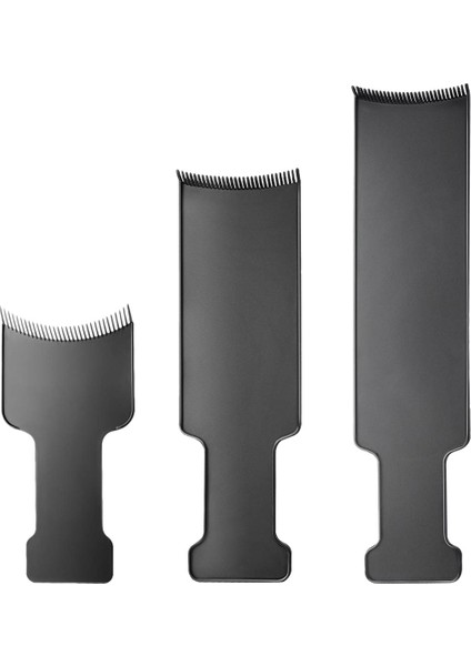 Adet Uzun Saç Vurgulama Kesit Kurulu Berber Düz Üst Kürek Kurulu Tarak Saç Boyama Boyama Dıy Kuaförlük Tonu Aracı (Siyah) (Yurt Dışından)