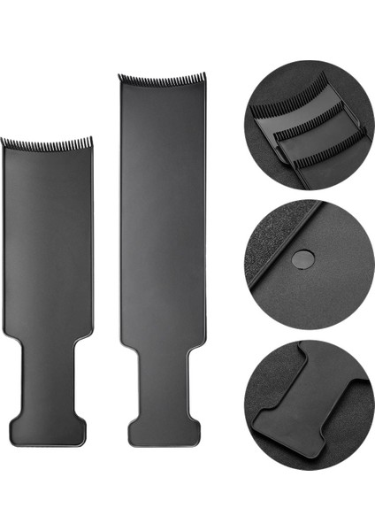 Adet Uzun Saç Vurgulama Kesit Kurulu Berber Düz Üst Kürek Kurulu Tarak Saç Boyama Boyama Dıy Kuaförlük Tonu Aracı (Siyah) (Yurt Dışından) fiyatları