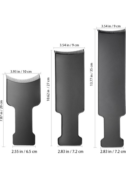 Adet Uzun Saç Vurgulama Kesit Kurulu Berber Düz Üst Kürek Kurulu Tarak Saç Boyama Boyama Dıy Kuaförlük Tonu Aracı (Siyah) (Yurt Dışından) modelleri