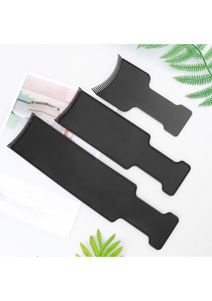 Adet Uzun Saç Vurgulama Kesit Kurulu Berber Düz Üst Kürek Kurulu Tarak Saç Boyama Boyama Dıy Kuaförlük Tonu Aracı (Siyah) (Yurt Dışından) indirimleri