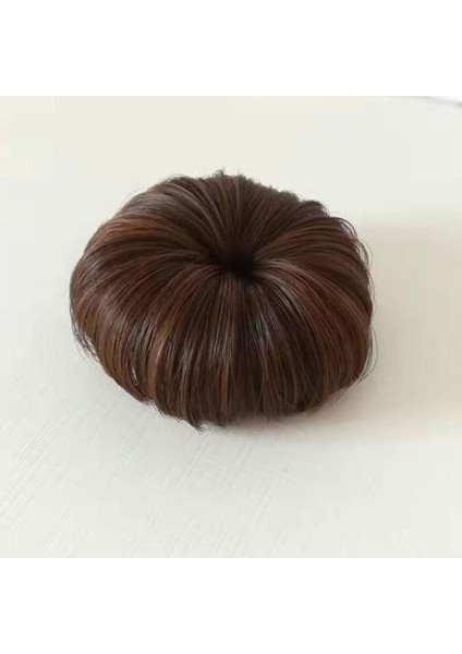 Çocuk Yarım Saç Kabarık Peruk Kadın Chignon Saç Halkası Hanfu Ördek Gagası Klip Saç Bandı Tomurcuk Benzeri Saç Stili Antik Kostüm Topuz (Yurt Dışından)