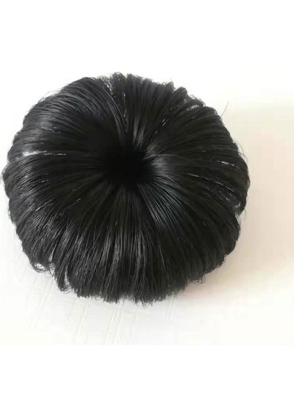 Çocuk Yarım Saç Kabarık Peruk Kadın Chignon Saç Halkası Hanfu Ördek Gagası Klip Saç Bandı Tomurcuk Benzeri Saç Stili Antik Kostüm Topuz (Yurt Dışından)