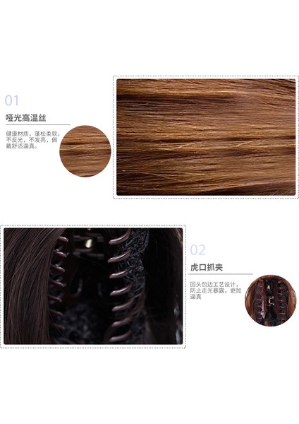 Peruk At Kuyruğu Internet Ünlü Kız Kavrama Kıvırcık Saç Kuyruk Doğal Gerçekçi Kabarık Saç Uzatma Orta Uzunlukta Saç Uzantıları Örgü (Yurt Dışından) modelleri