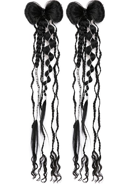 Xishixiu Sıcak Kız Yay Büküm Örgü Tokalarım Peruk At Kuyruğu Tatlı Serin Kız Örgülü Saç Dreadlocks Tek Parça Dropshipping (Yurt Dışından) indirimleri