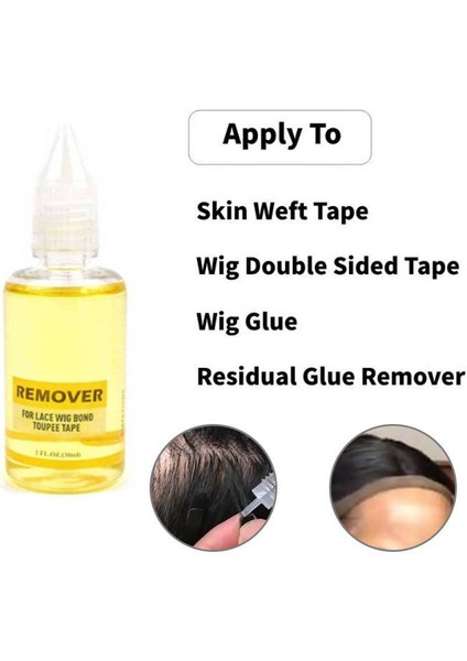 30 ml Ön Dantel Peruk Tutkal Su Geçirmez Ekstra Tutma Saç Tutkal Sökücü Örgü Tutkal Yapıştırıcı Tutkal Peruk Kurulum Kiti (Yurt Dışından)