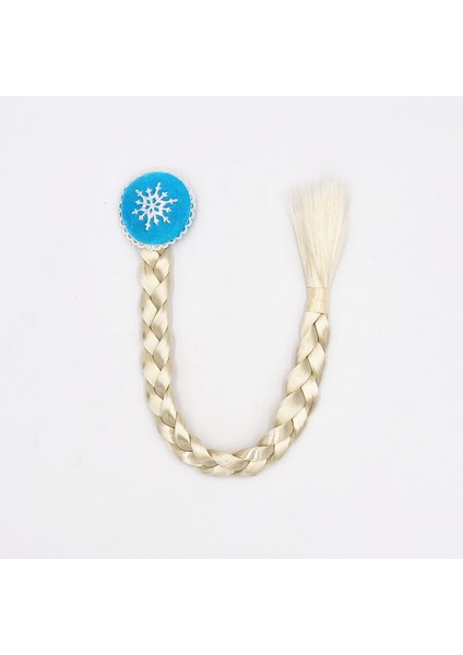 Festival Doğum Günü Balo Partisi Dondurulmuş Elsa Stil Peruk Örgüsü Stokta Sıcak Satış (Yurt Dışından)