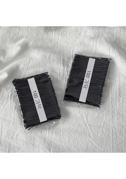 Yin Wei 100 Adet/torba Kore Basit Siyah Saç Tokası Kadınlar Için Tek Kelime Klip Kız Yan Kırık Saç Patlama Klip Kenar Klip (Yurt Dışından) fiyatları