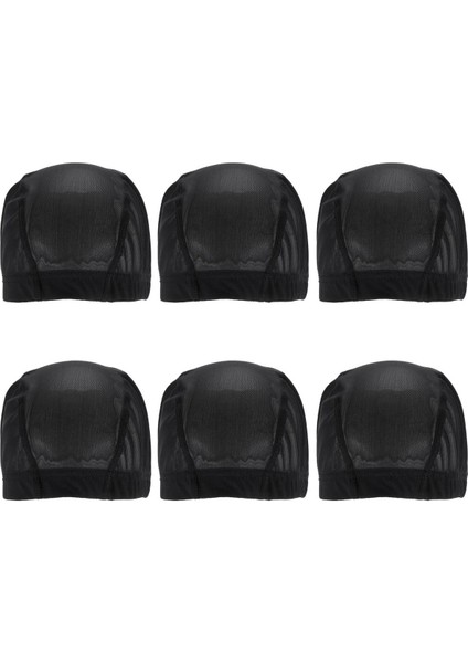 Peruk Yapımı Için 6 Adet Peruk Kap Elastik Kubbe Örgü Peruk Kap (Yurt Dışından)