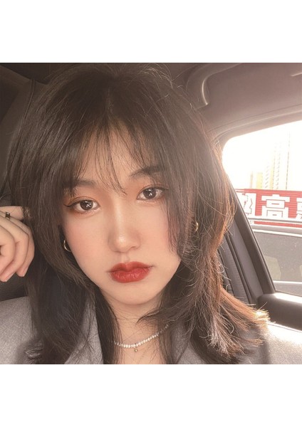 Peruk Kadın Orta Uzunlukta Saç Tam Baş Peruk Xin Zhilei Katmanlar Klavikula Orta Uzunlukta Saç Peruk Kılıf Parçaları (Yurt Dışından) modelleri