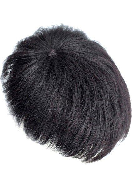 Nyt Peruk Erkek Kısa Saç Baş Üst Değiştirme Blok Tam Gerçek Saç Değiştirme (Yurt Dışından) fırsatları