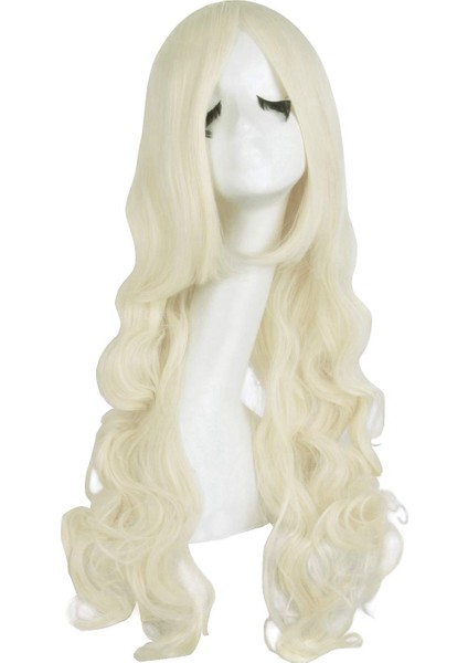 Saç Sentetik Peruk Yüksek Sıcaklık Yumuşak Uzun Kıvırcık Büyük Dalga Peruk (Yurt Dışından) modelleri