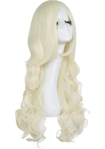 Saç Sentetik Peruk Yüksek Sıcaklık Yumuşak Uzun Kıvırcık Büyük Dalga Peruk (Yurt Dışından) fırsatları