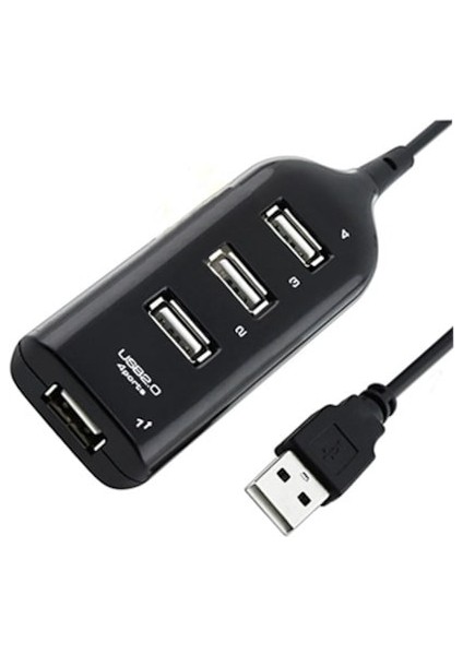 Cbtx Beyaz USB 2.0 Hi-Speed ​​4-Port Splitter Hub Adaptör Için Pc Bilgisayar (Yurt Dışından)