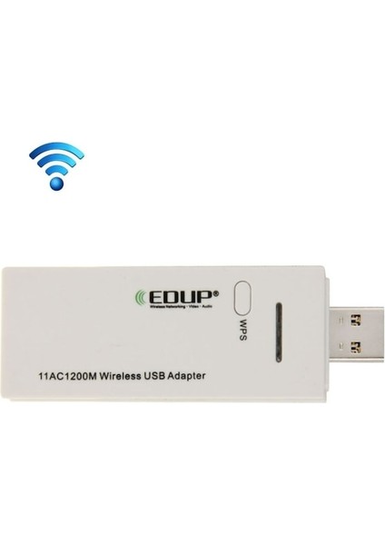 Edup AC-1601 802.11AC 1200M Dual Band USB 3.0 Wifi Kablosuz Adaptör (Yurt Dışından)