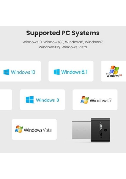 Ugreen Bluetooth 4.0 Alıcı USB Kablosuz Dongle Adaptörü (Yurt Dışından)