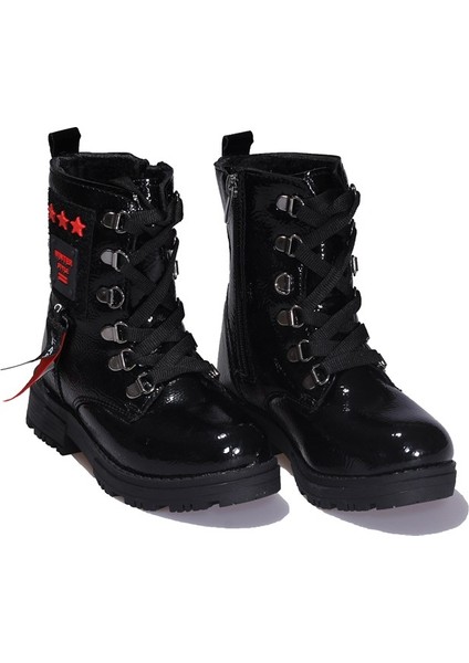 Kız Çocuk Siyah Rugan Bot fırsatları