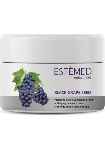 Yaşlanma Karşıtı Yüz Kremi & Black Grape Seed Anti-Aging Face Cream 50ML