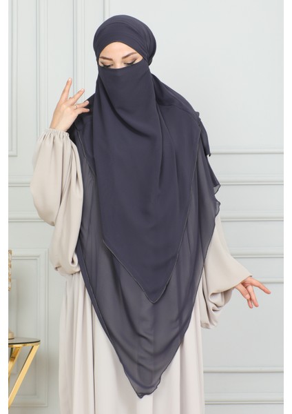 Himar 3 Katlı Eşarp Şifon Kumaş modelleri