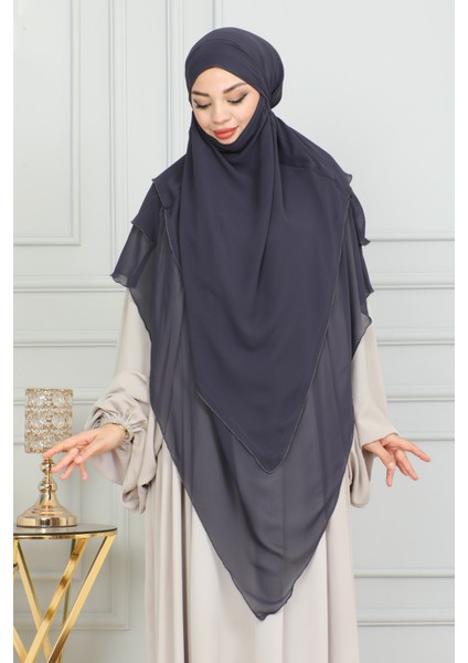 Himar 3 Katlı Eşarp Şifon Kumaş fırsatları