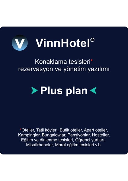 Plus Plan-Profesyonel Otel Yönetim Yazılımı