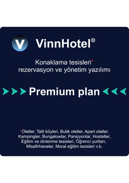 Premium Plan-Profesyonel Otel Yönetim Yazılımı