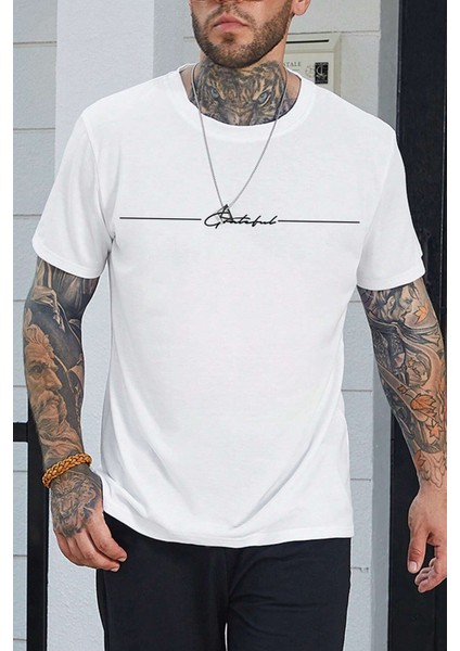 Only Trendwear Erkek Baskılı Oversize Tshirt